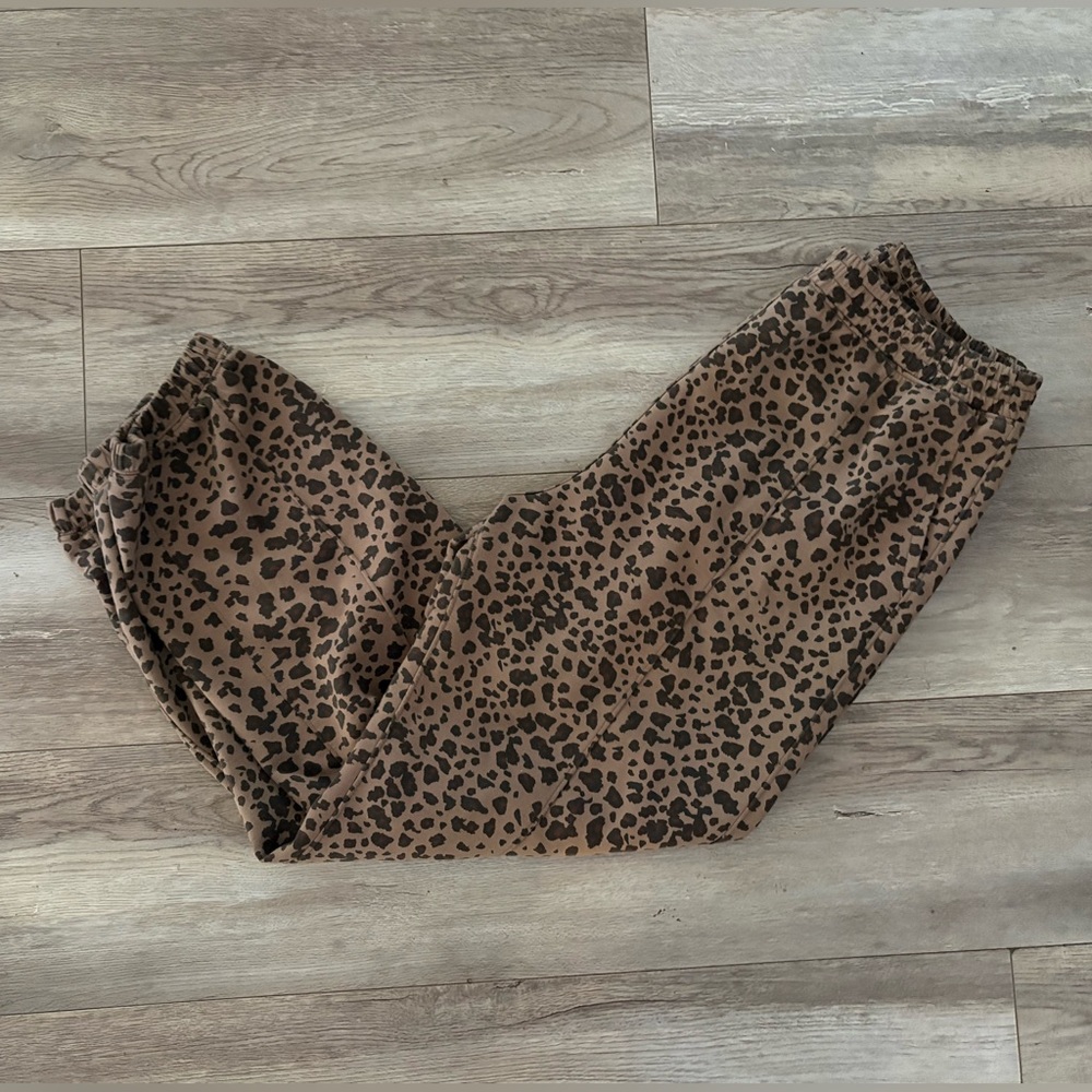 Leopard Print Sweatpants